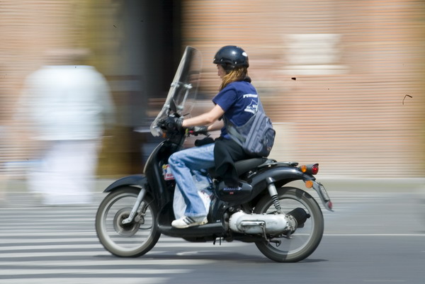 Panning photography in Rome