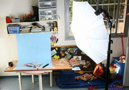 Easy two lights product photography setup