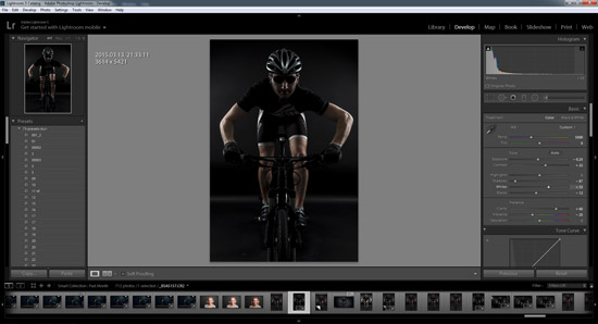 The cyclist - final LR tweaks