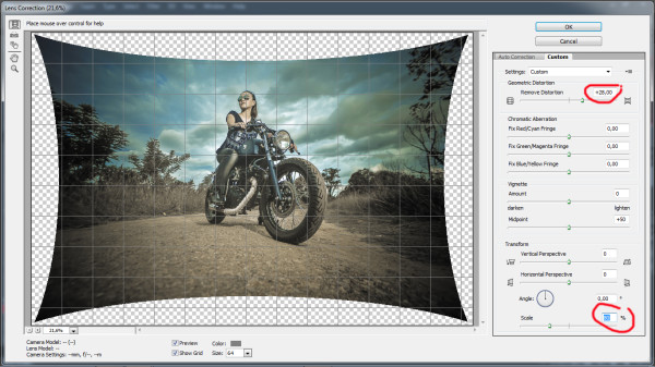 biker photography - photoshop step 5