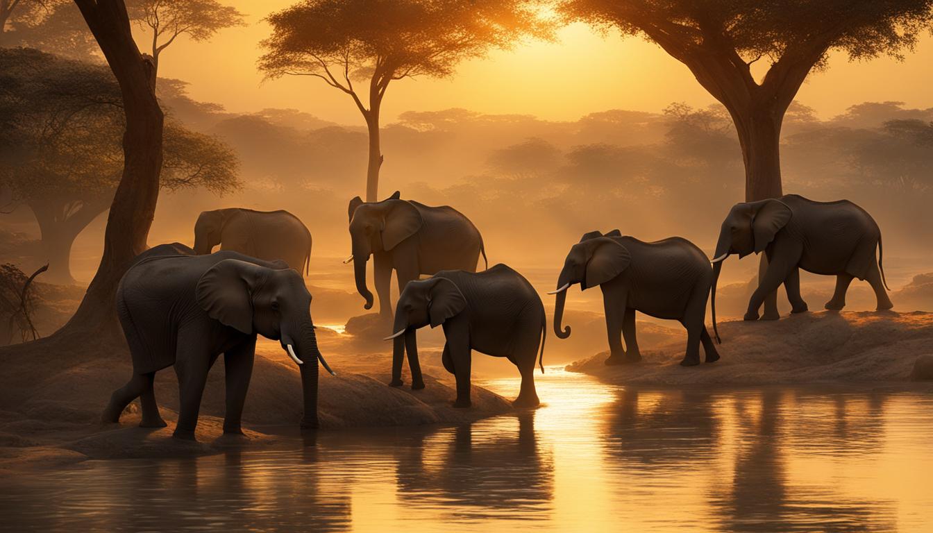 29. "The Serenity of Elephants: Capturing Their Essence"